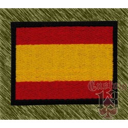 parche bordado, bandera españa 5x4