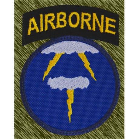 parche bordado, airborne 21 división