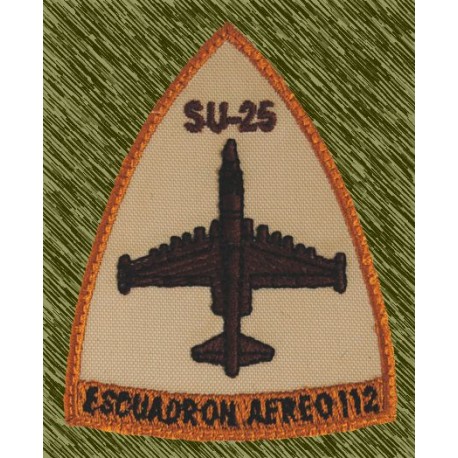 parche bordado, escuadrón aereo 112