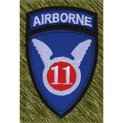 parche bordado, airborne 11 división