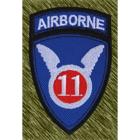 parche bordado, airborne 11 división