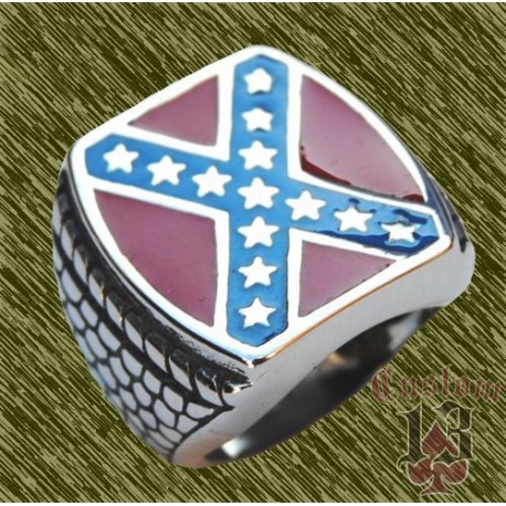 Anillo de acero, rebel flag