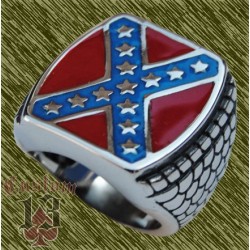 Anillo de acero, rebel flag