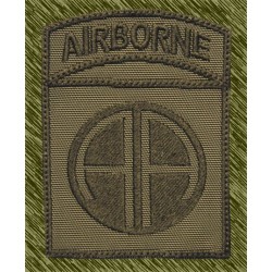 parche bordado, airborne 82 división