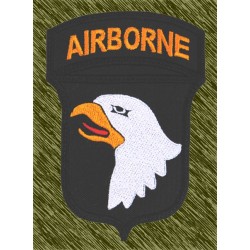 parche bordado, airborne águila