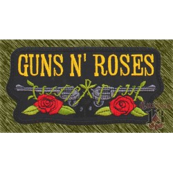 Parche bordado, guns n roses pistolas