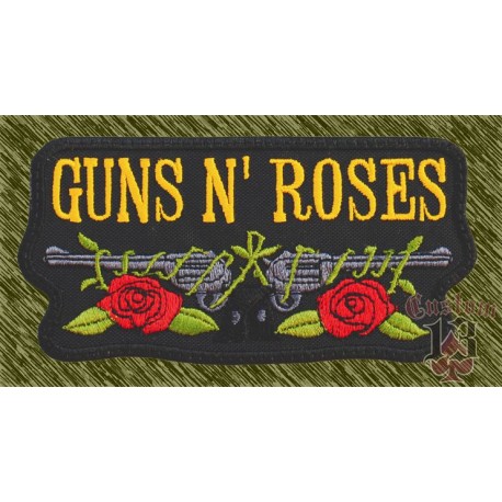 Parche bordado, guns n roses pistolas