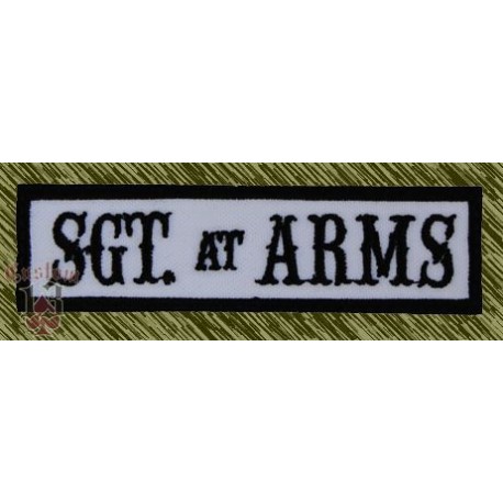 Parche Sons of Anarchy, stick sgt. at arms