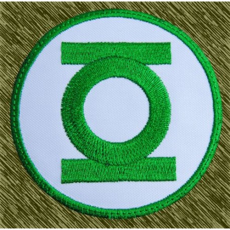 parche bordado, green lantern