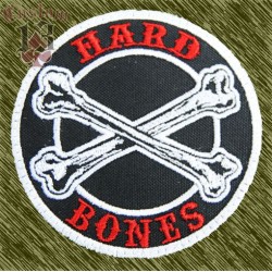 Parche bordado, hard bones