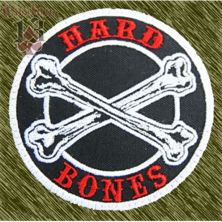 Parche bordado, hard bones