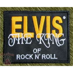 Parche bordado, Elvis, the king of rock and roll