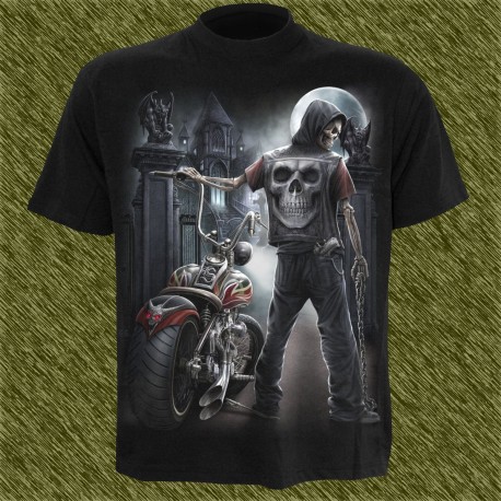 Camiseta dark13, Espera del biker