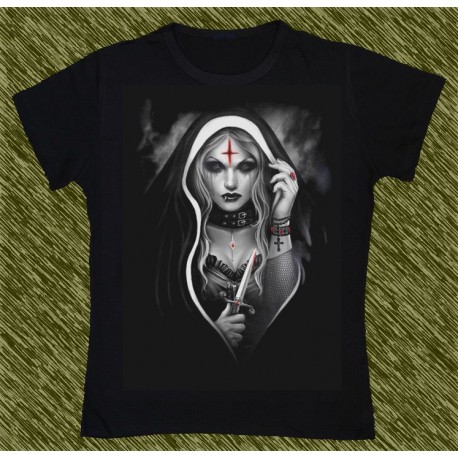 Camiseta Dark13 mujer, la daga