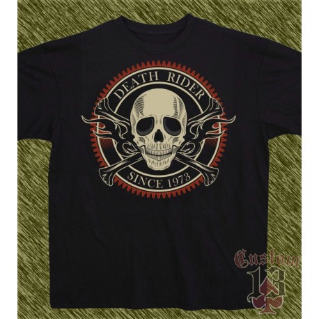 Camiseta negra, death rider