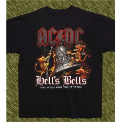 Camiseta negra, AC-DC hell's bell