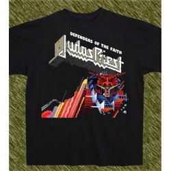 Camiseta negra, Judas Priest, defenders of the faith