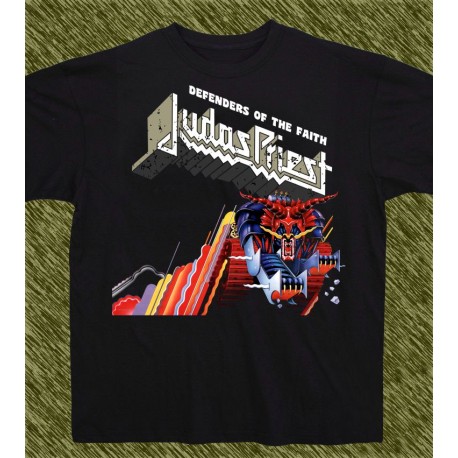 Camiseta negra, Judas Priest, defenders of the faith