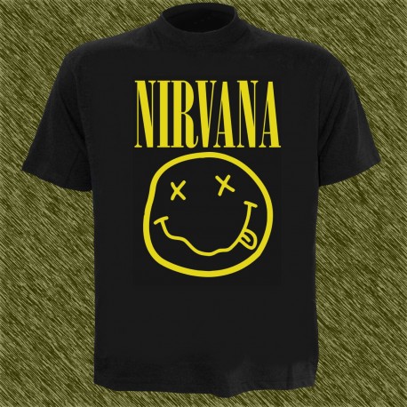 Camiseta negra, Nirvana logo