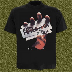 Camiseta negra, Judas Priest, british steel