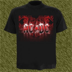 Camiseta negra, AC DC, black ice, new