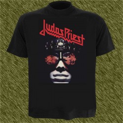 Camiseta negra, judas priest, killing machine