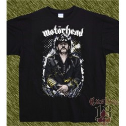 Camiseta negra, motorhead, lemmy