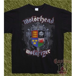 Camiseta negra, motorhead, motorizer