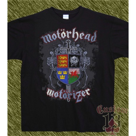 Camiseta negra, motorhead, motorizer