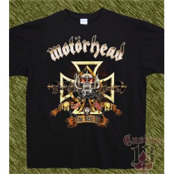 Camiseta negra, motorhead, the best of