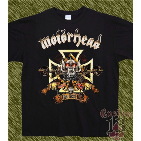 Camiseta negra, motorhead, the best of