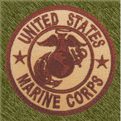 parche marines usa, fondo beig