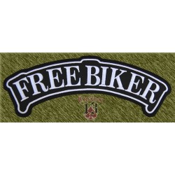 parche bordado para espalda, banda free biker