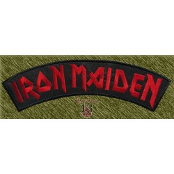 parche bordado para espalda, iron maiden, rocker