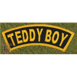 Parche bordado, teddy boy