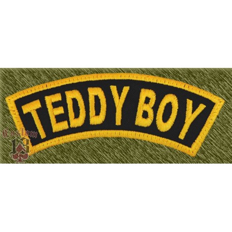 Parche bordado, teddy boy