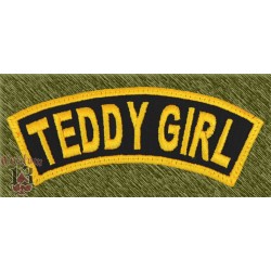 Parche bordado, teddy girl