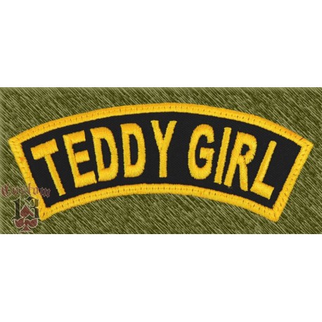 Parche bordado, teddy girl