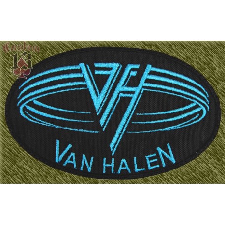 Parche bordado, van halen