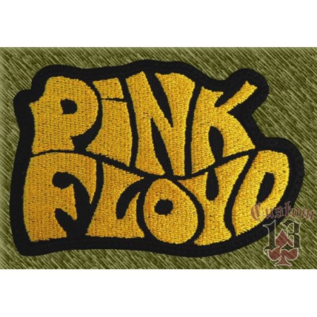 Parche bordado, pink floyd amarillo