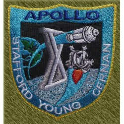 Parche bordado, apollo 10