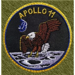 Parche bordado, apollo 11