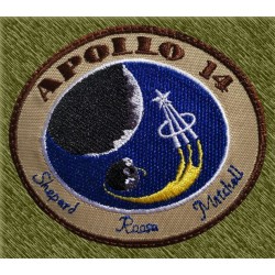 Parche bordado, apollo 14