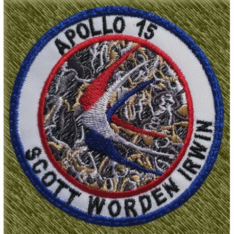 Parche bordado, apollo 15