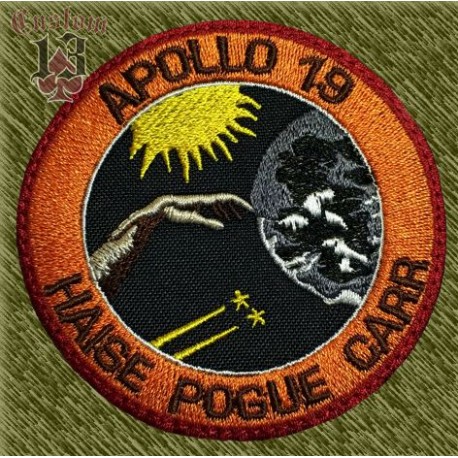 Parche bordado, apollo 19