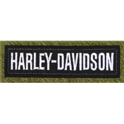 Parche bordado, stick harley davidson