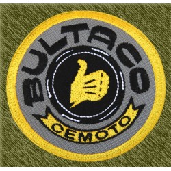 Parche bordado, bultaco