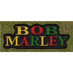 Parche bordado, bob marley