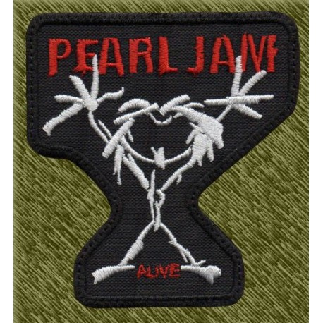 Parche bordado, pearl jam