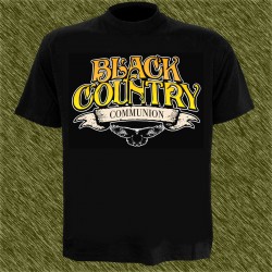 Camiseta negra, black country communion